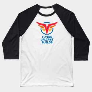 Flying Valiant Builds (8-Bit - Full Color) Baseball T-Shirt